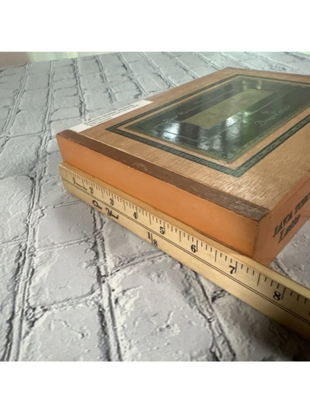 Empty Wood Cigar Box Java Toro Latte 10